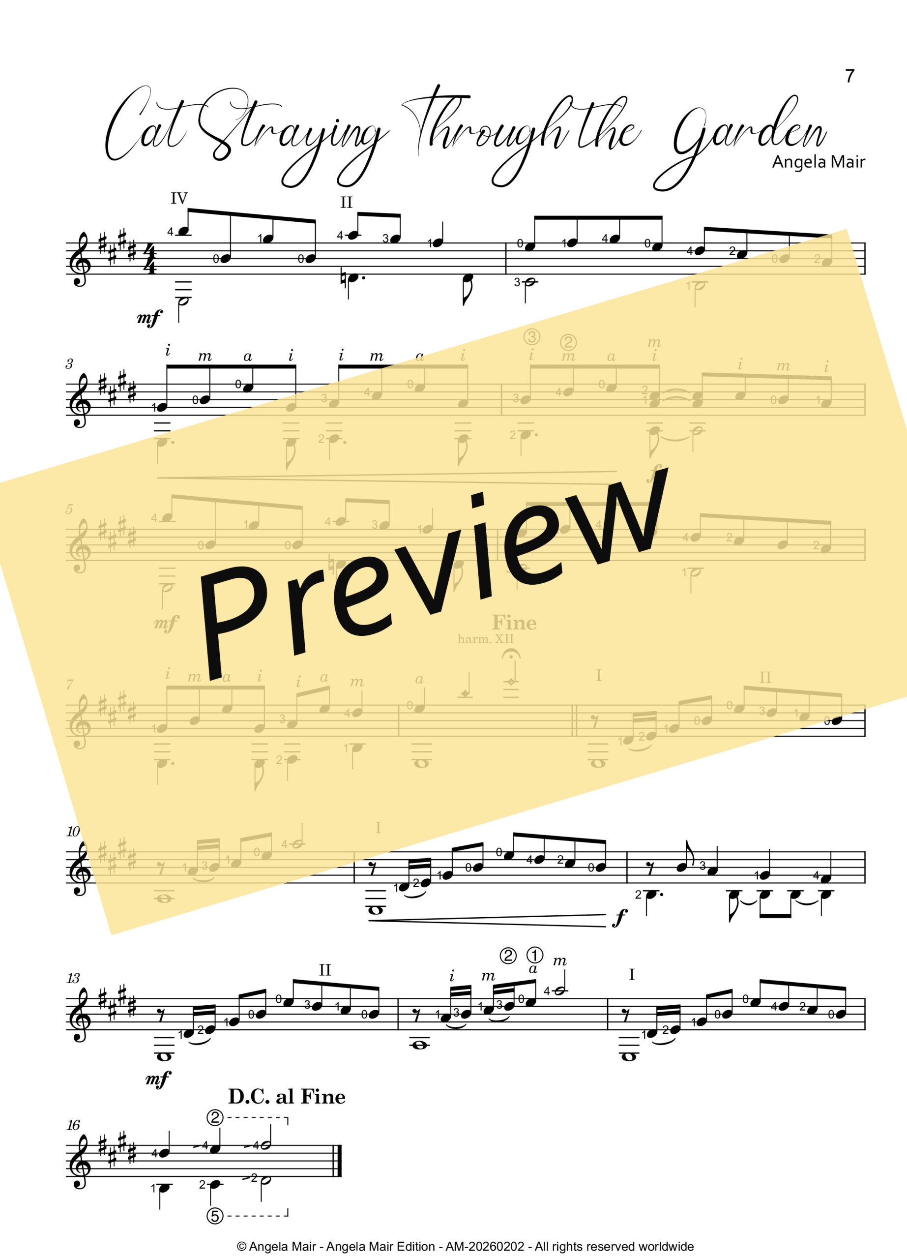 One by One, Vol. 2 (Score) - Image 2